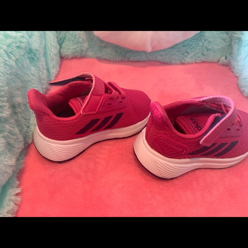 Adidas toddler size 3 sneakers. Worn only twice.